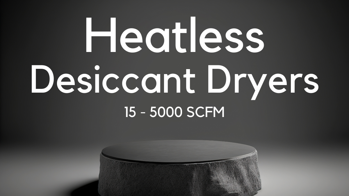 Tamsan-USA heatless desiccant dryers 15 - 5000 SCFM